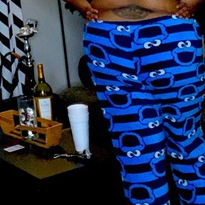 Cookie Monster pajama pants